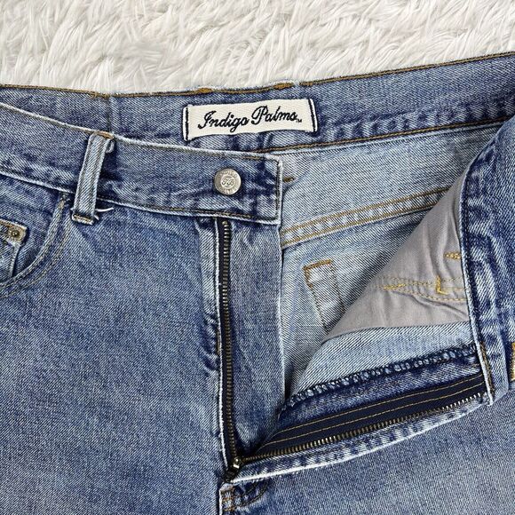 Vintage Tommy Bahama Indigo Palms‎ Jeans Mens Size 34x28 Actual Blue Y2k 90s - Picture 8 of 11